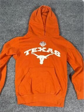 Vintage Dodger Texas Longhorns Orange Hoodie Sweatshirt XS